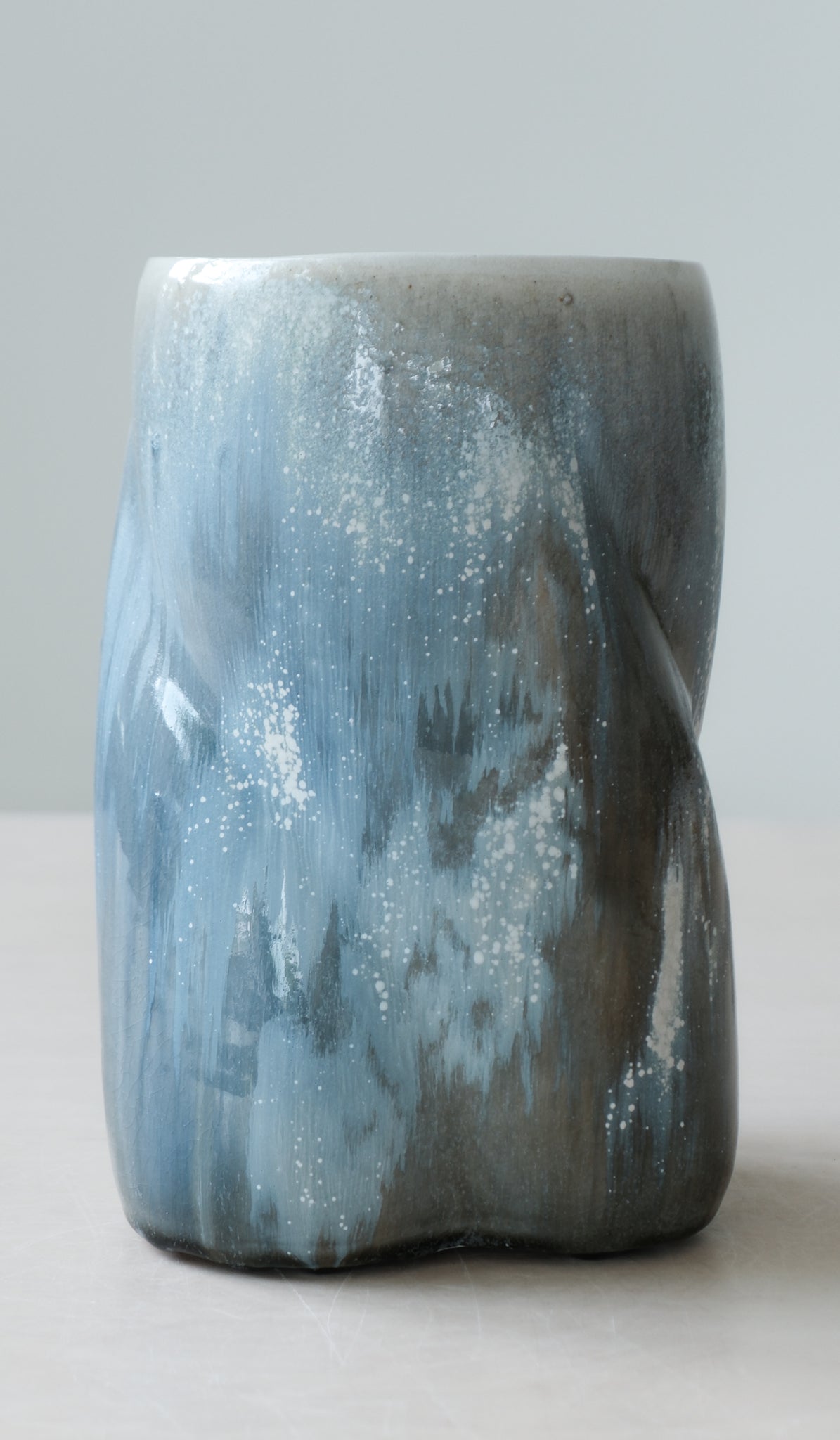 Clair Catillaz Tri Twist Blue Ash Vessel