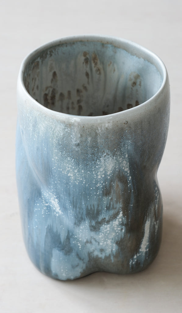 Clair Catillaz Tri Twist Blue Ash Vessel