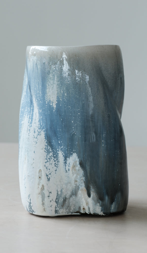 Clair Catillaz Tri Twist Blue Ash Vessel