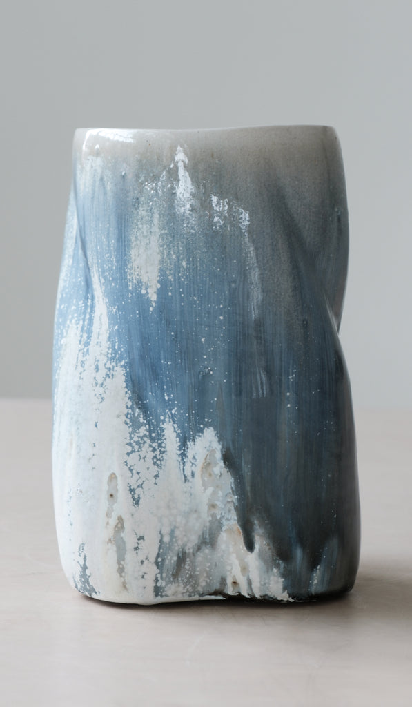 Clair Catillaz Tri Twist Blue Ash Vessel