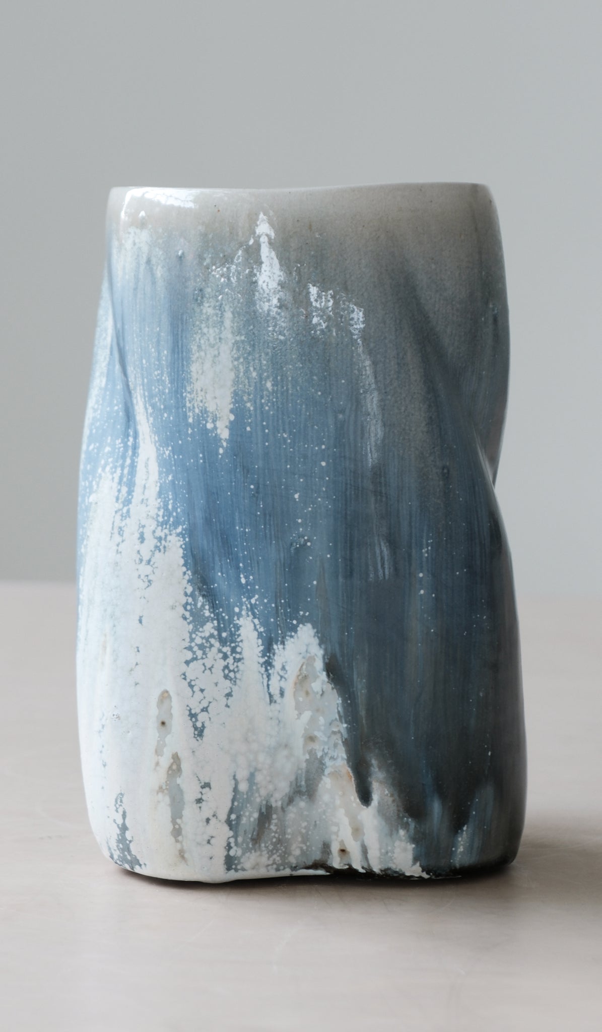 Clair Catillaz Tri Twist Blue Ash Vessel