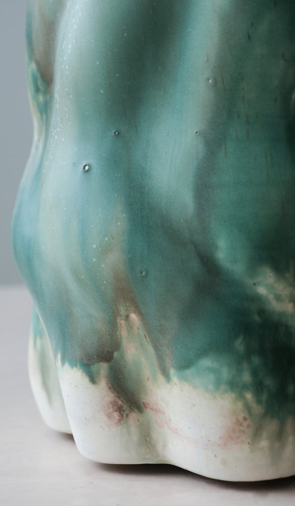Clair Catillaz Emerald Wavy Vessel