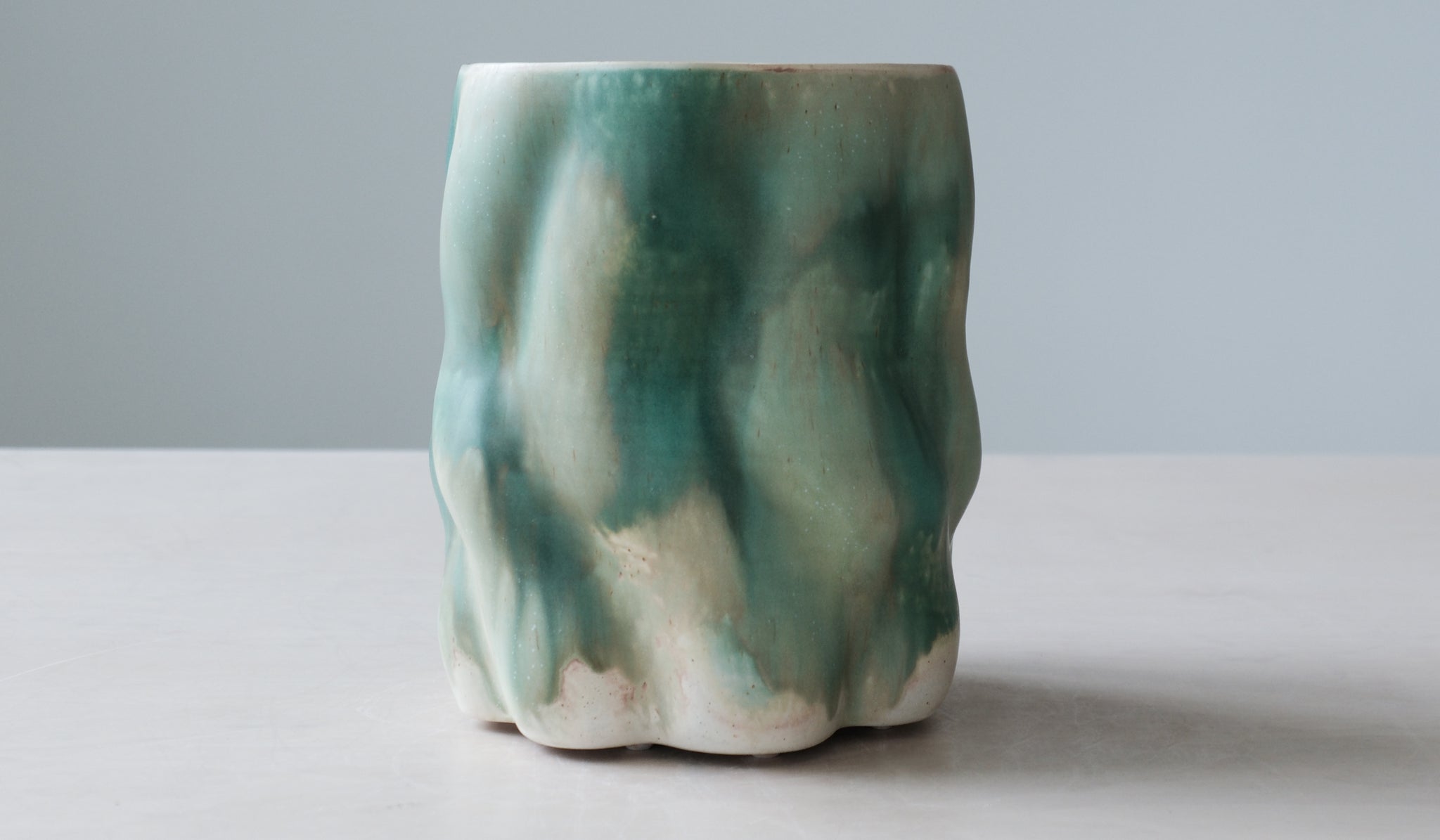 Clair Catillaz Emerald Wavy Vessel