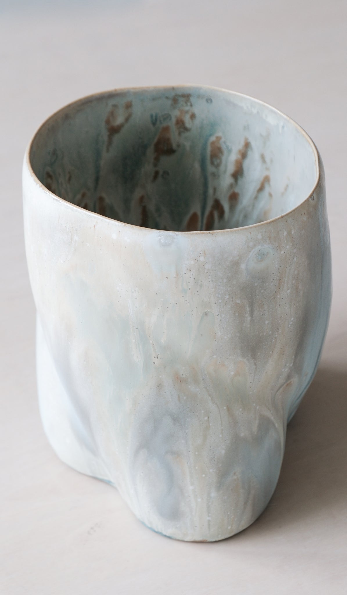 Clair Catillaz Soft Sunset Twist Vessel