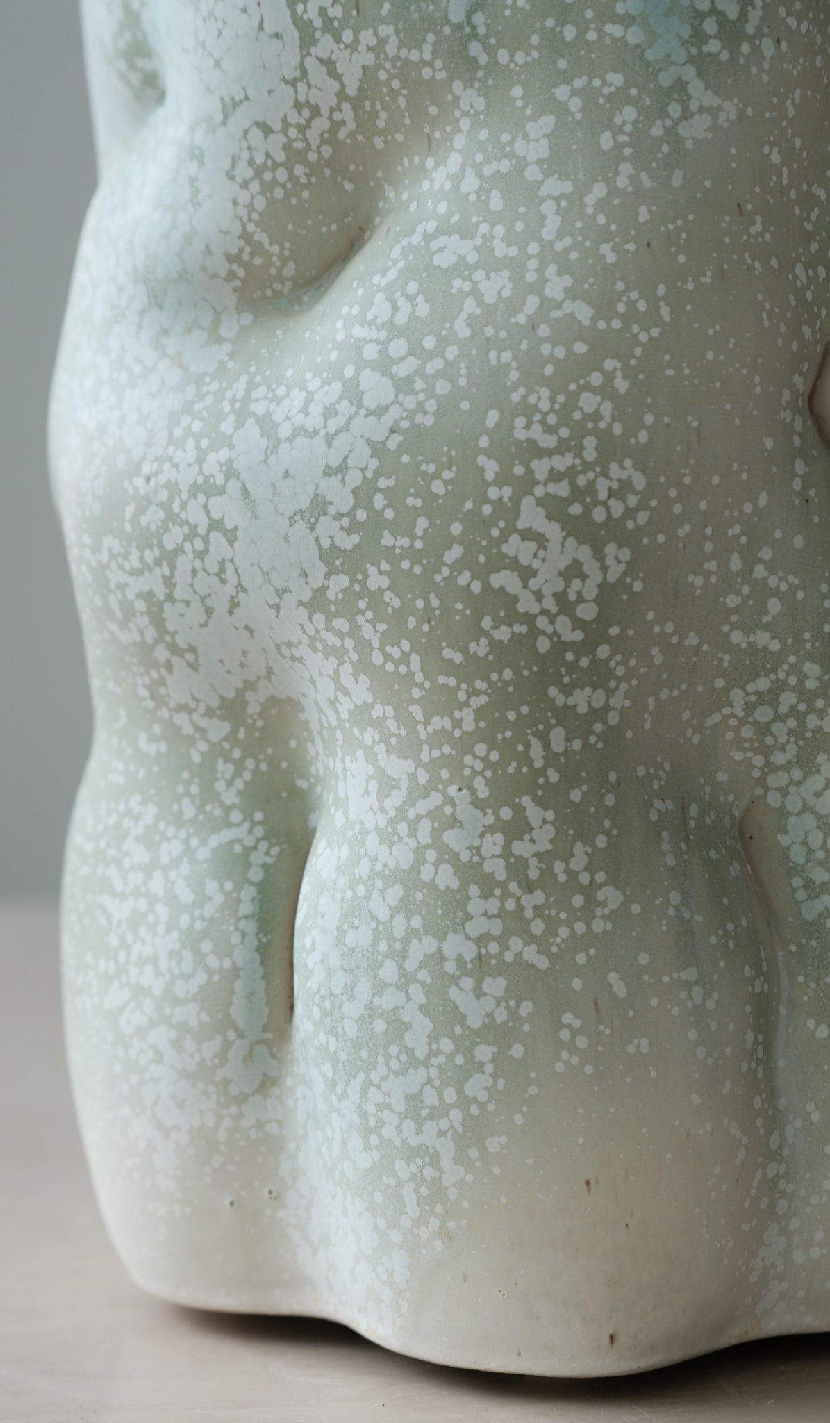 Clair Catillaz Copper Crystal Tall Vessel