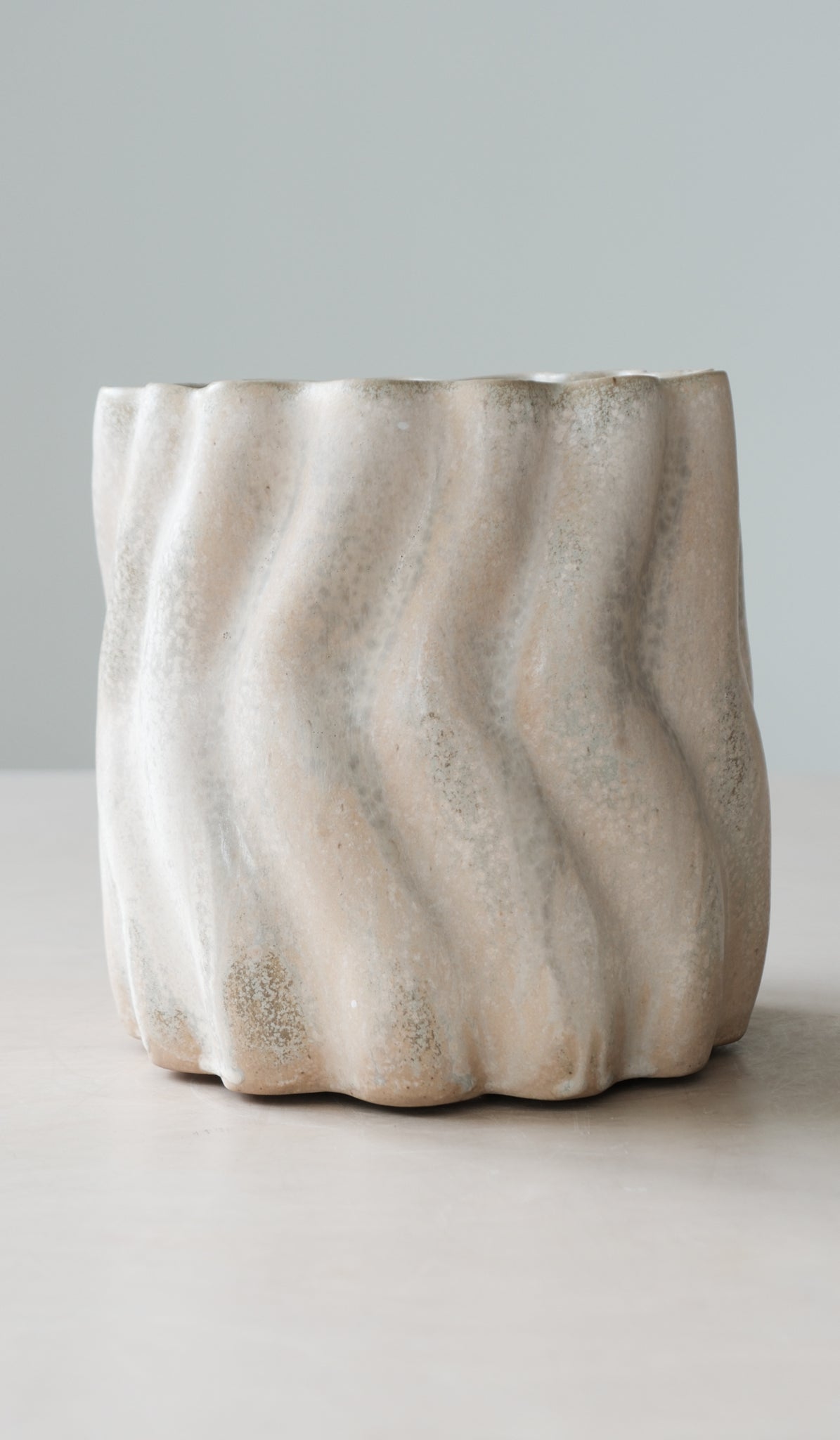 Clair Catillaz Field Ash Matte Ripple Vessel