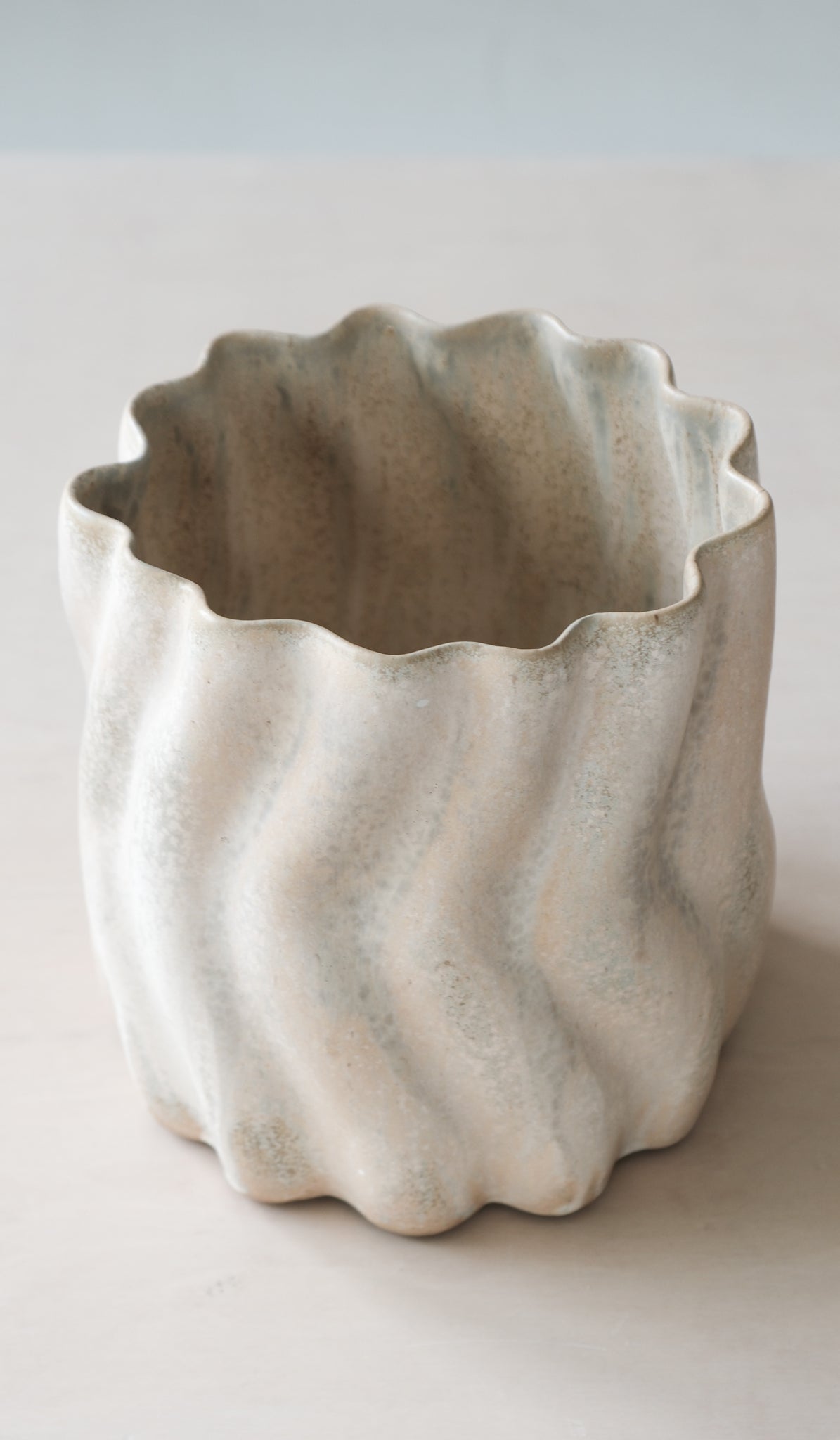 Clair Catillaz Field Ash Matte Ripple Vessel