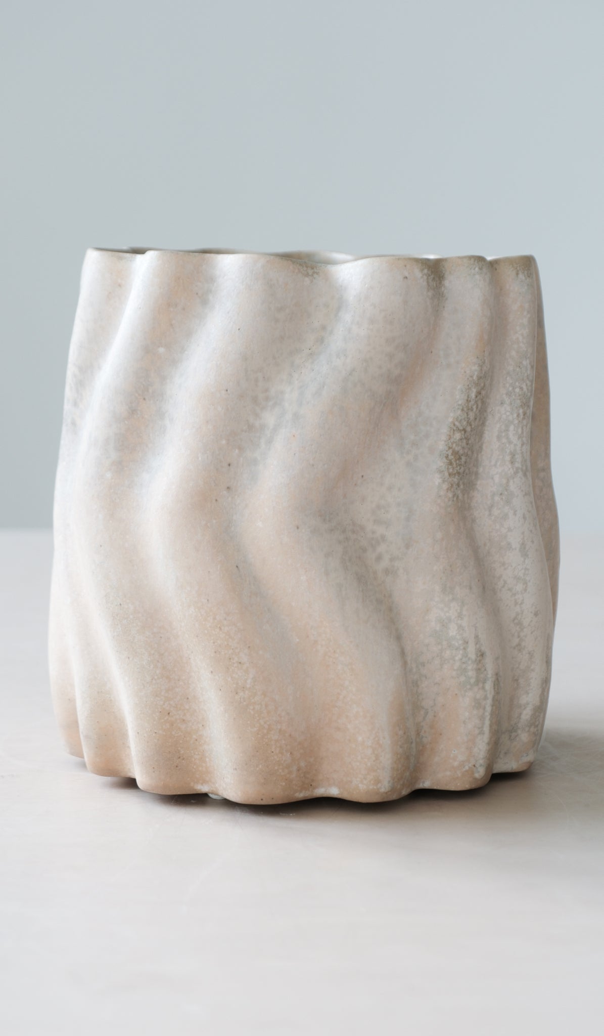 Clair Catillaz Field Ash Matte Ripple Vessel