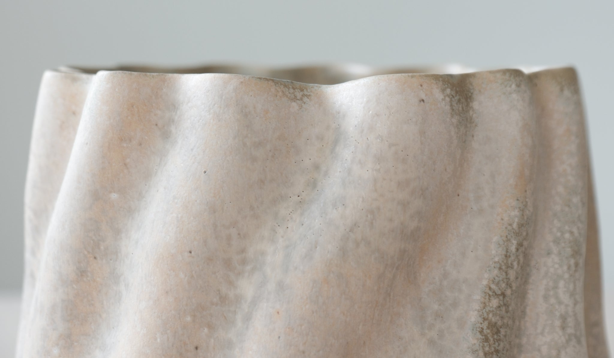 Clair Catillaz Field Ash Matte Ripple Vessel