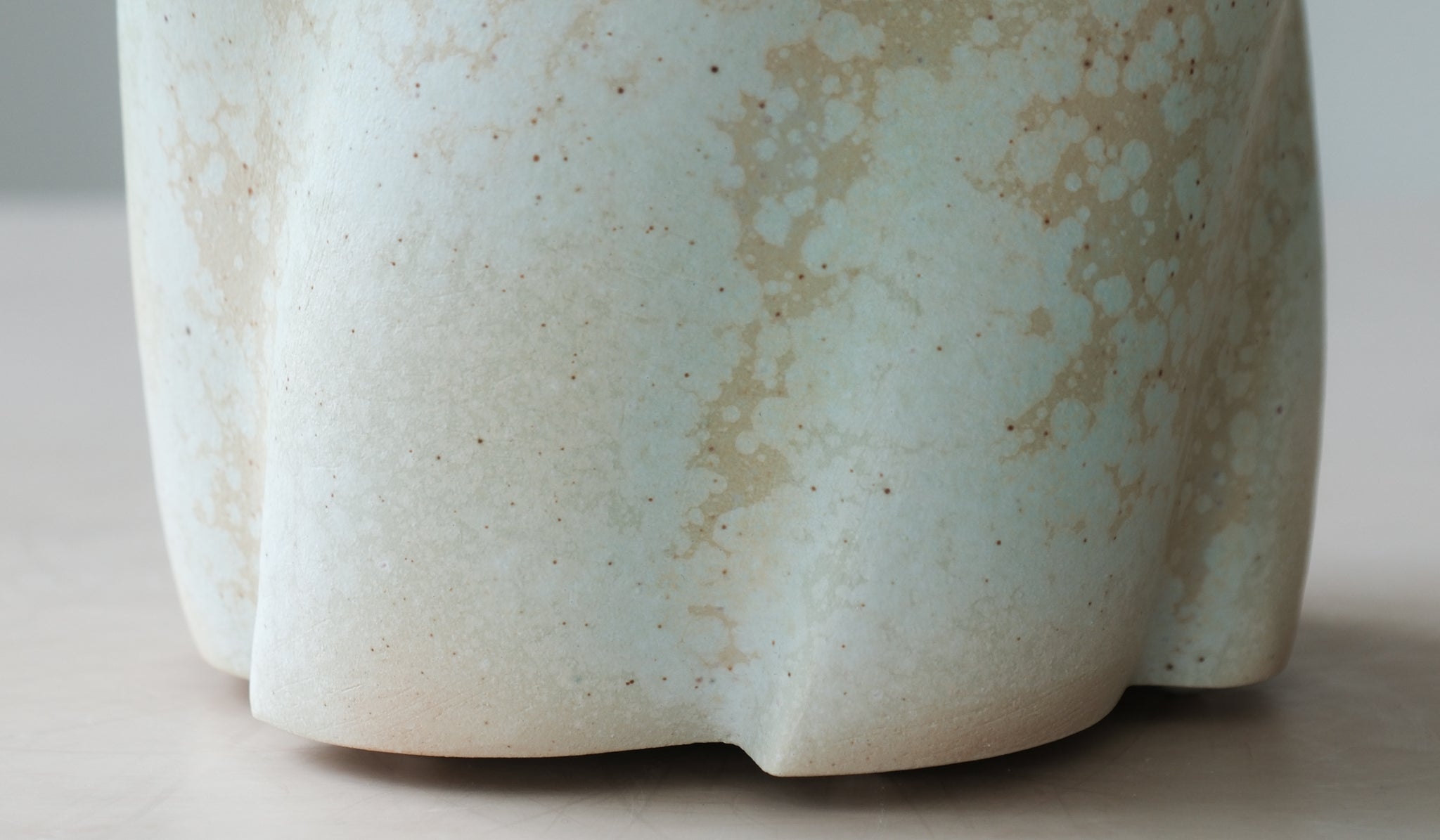 Clair Catillaz Matte Copper Crystal Twist Vessel