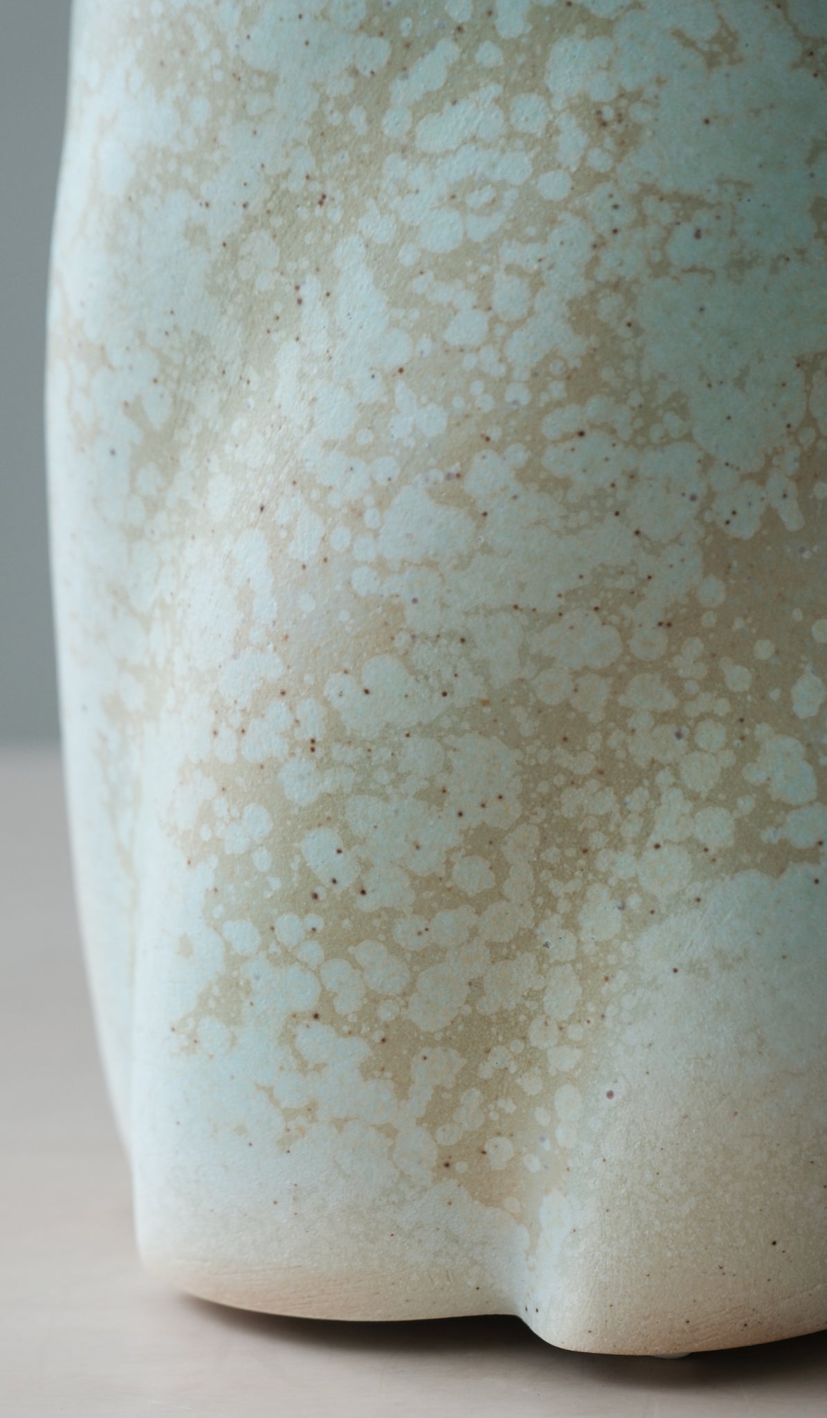 Clair Catillaz Matte Copper Crystal Twist Vessel