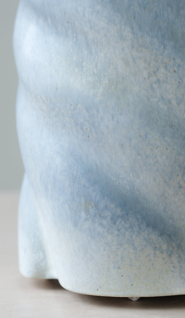 Clair Catillaz Pale Blue Matte Twist Vessel