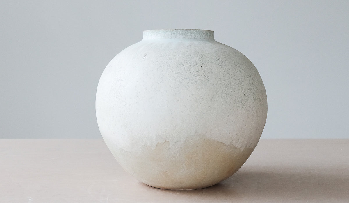 Clam Lab Round Mint Crystal Vessel