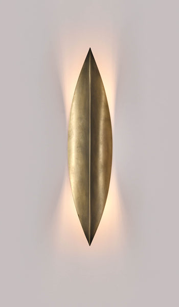 Coil + Drift Large Ridge Sconce