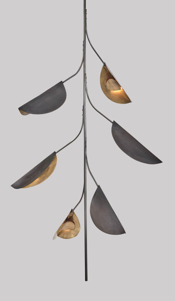 Coil + Drift Ridge Chandelier