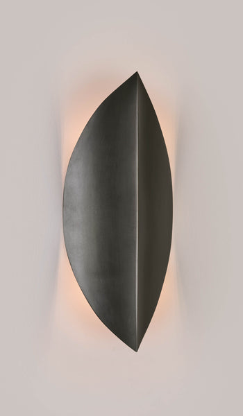 Coil + Drift Small Ridge Sconce