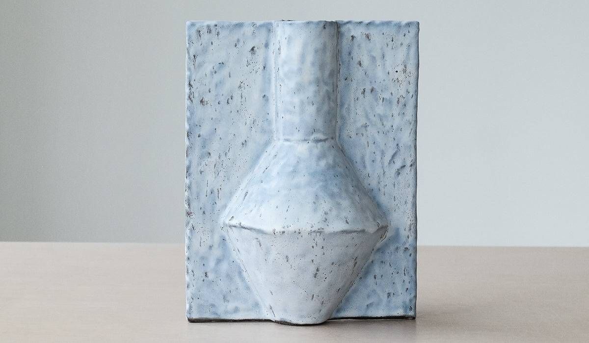 Giselle Hicks Speckled Pale Grey Diamond Bottle with Frame