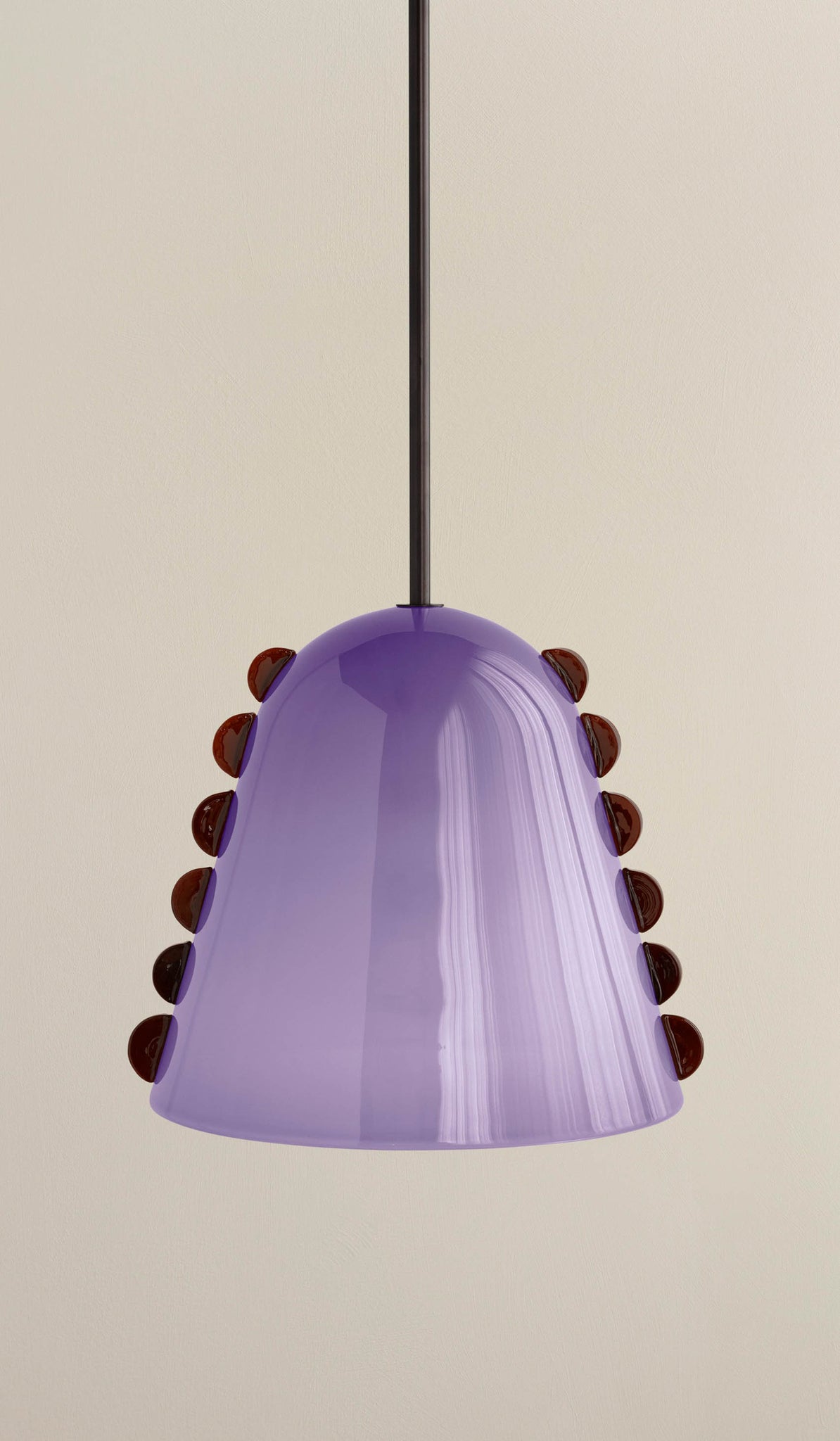 In Common With Large Blown Glass Calla Pendant