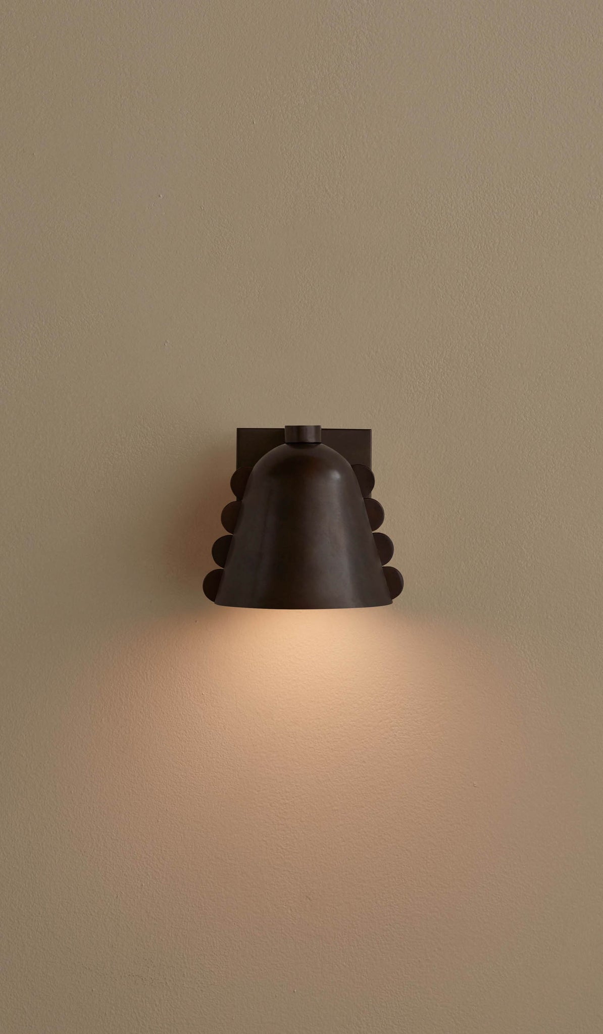 In Common With Small Brass Calla Sconce