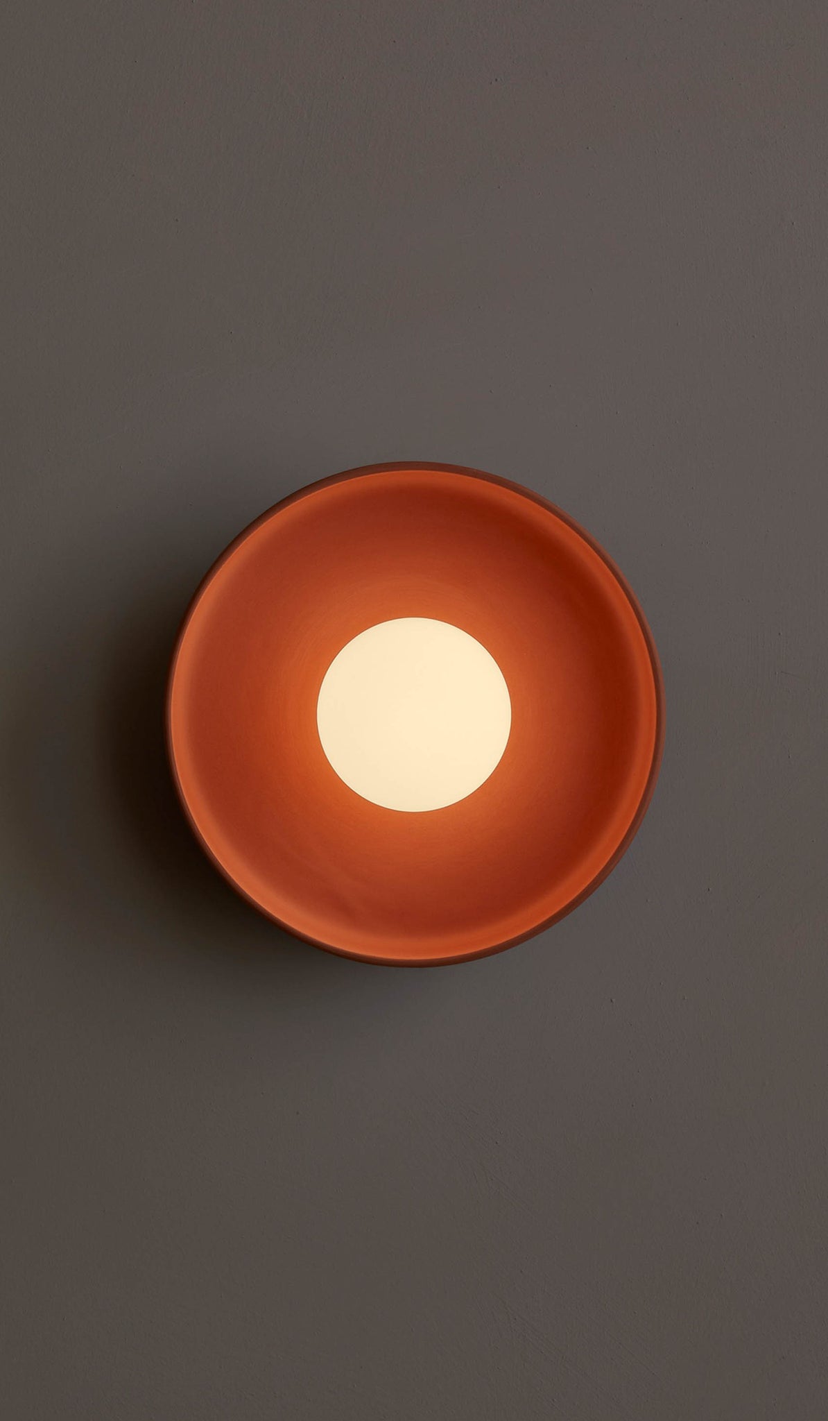 In Common With Terracotta Ceramic Disc Surface Mount