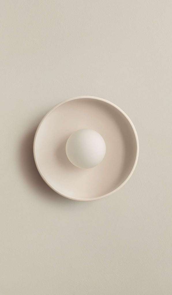 In Common With White Ceramic Disc Surface Mount