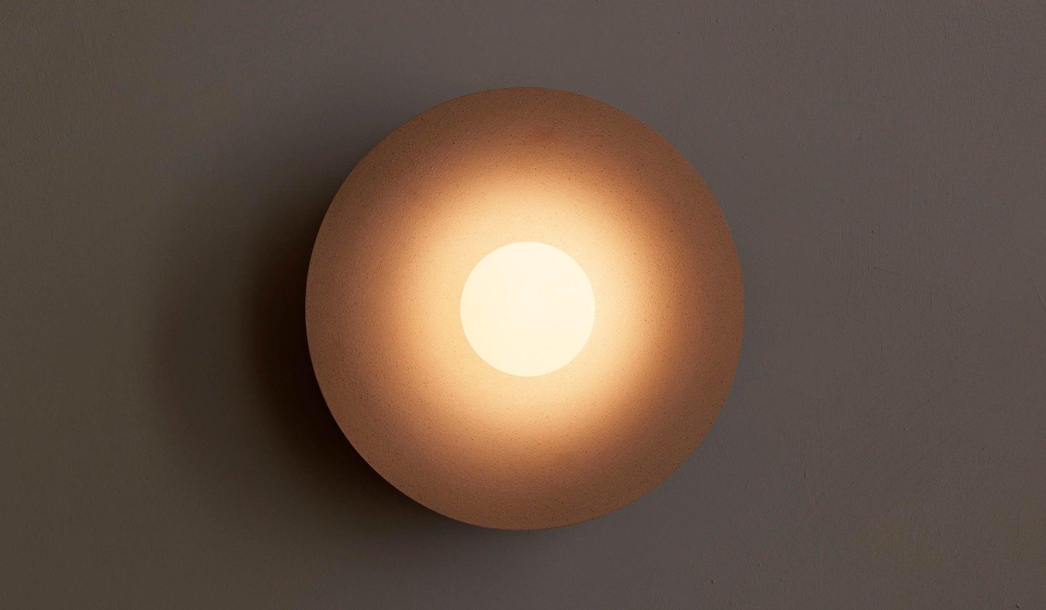 In Common With Ceramic Shade Orb Surface Mount - Spartan Shop