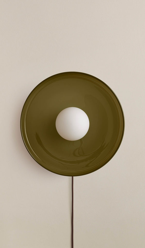 In Common With Pistachio Glass Disc Surface Mount with Pistachio Rim