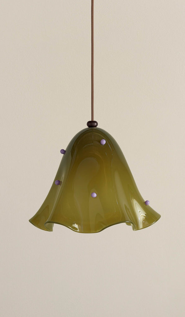 In Common With Blown Glass Fazzo Pendant with Dots