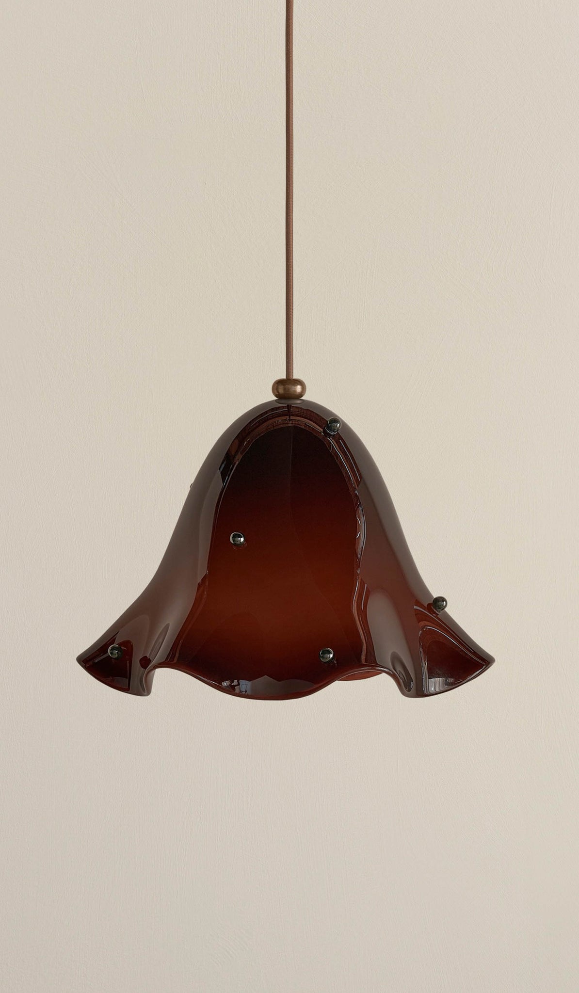 In Common With Blown Glass Fazzo Pendant with Dots