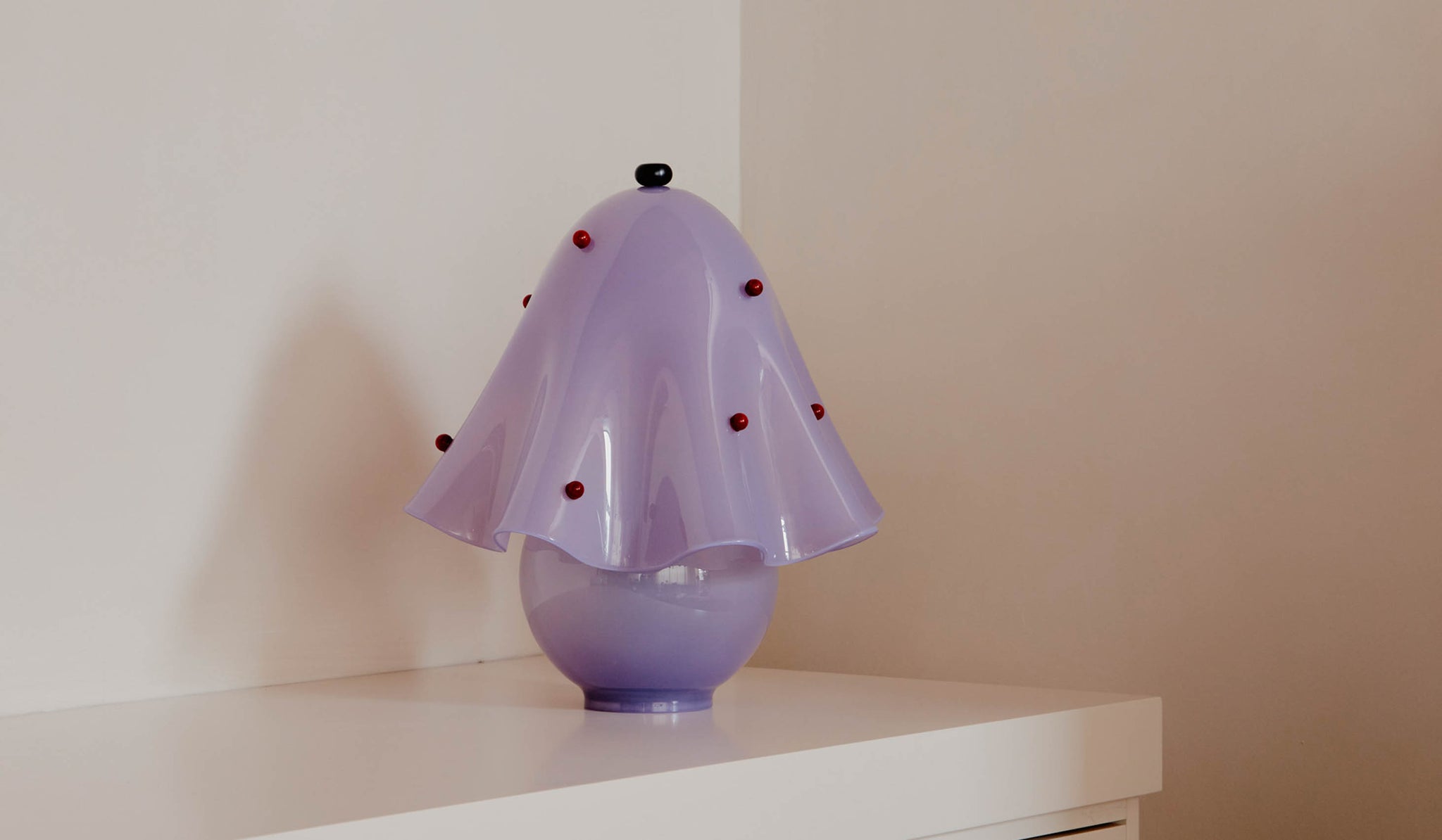 In Common With Blown Glass Fazzo Table Lamp with Dots