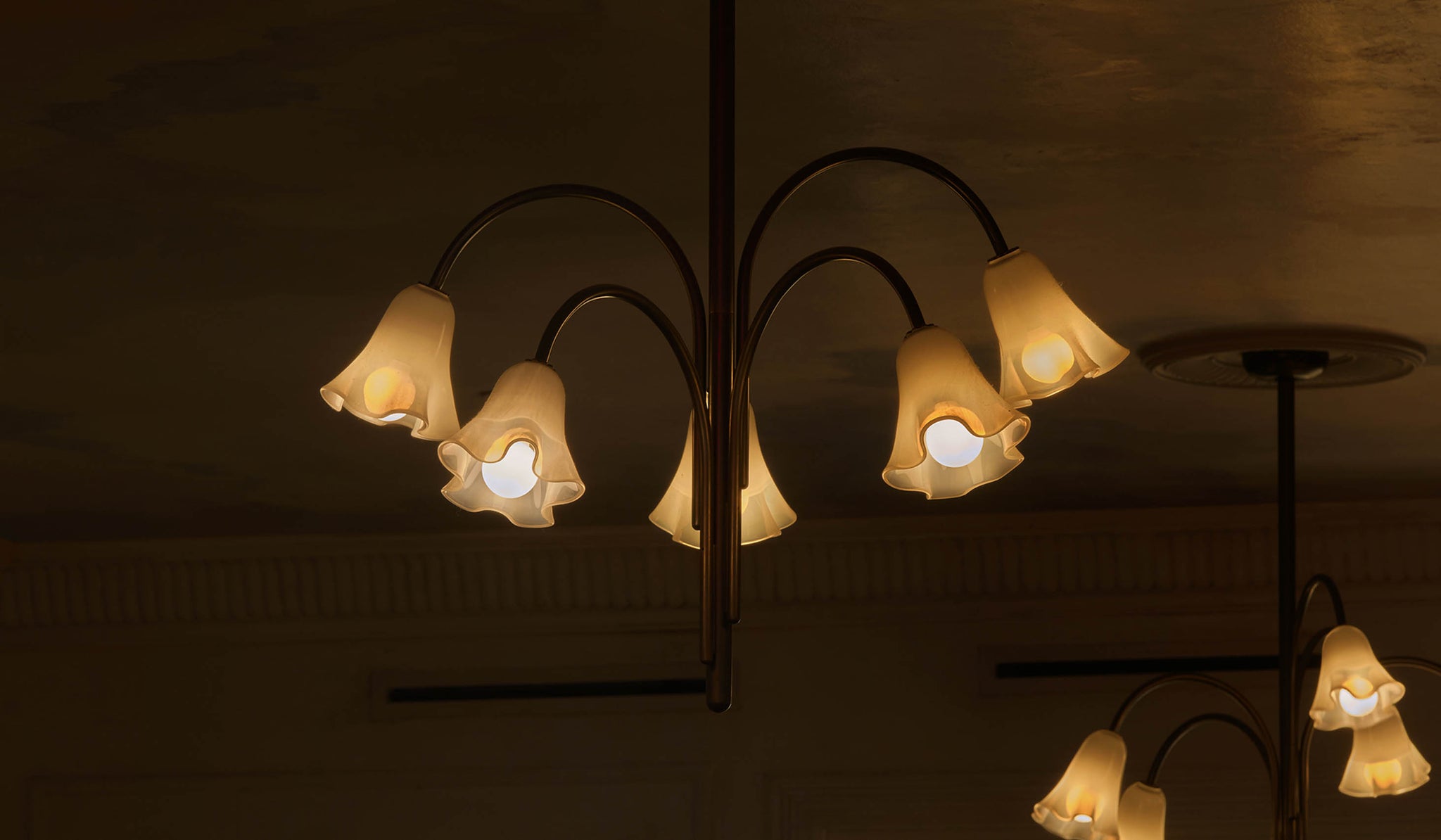 In Common With Blown Glass Flora Chandelier