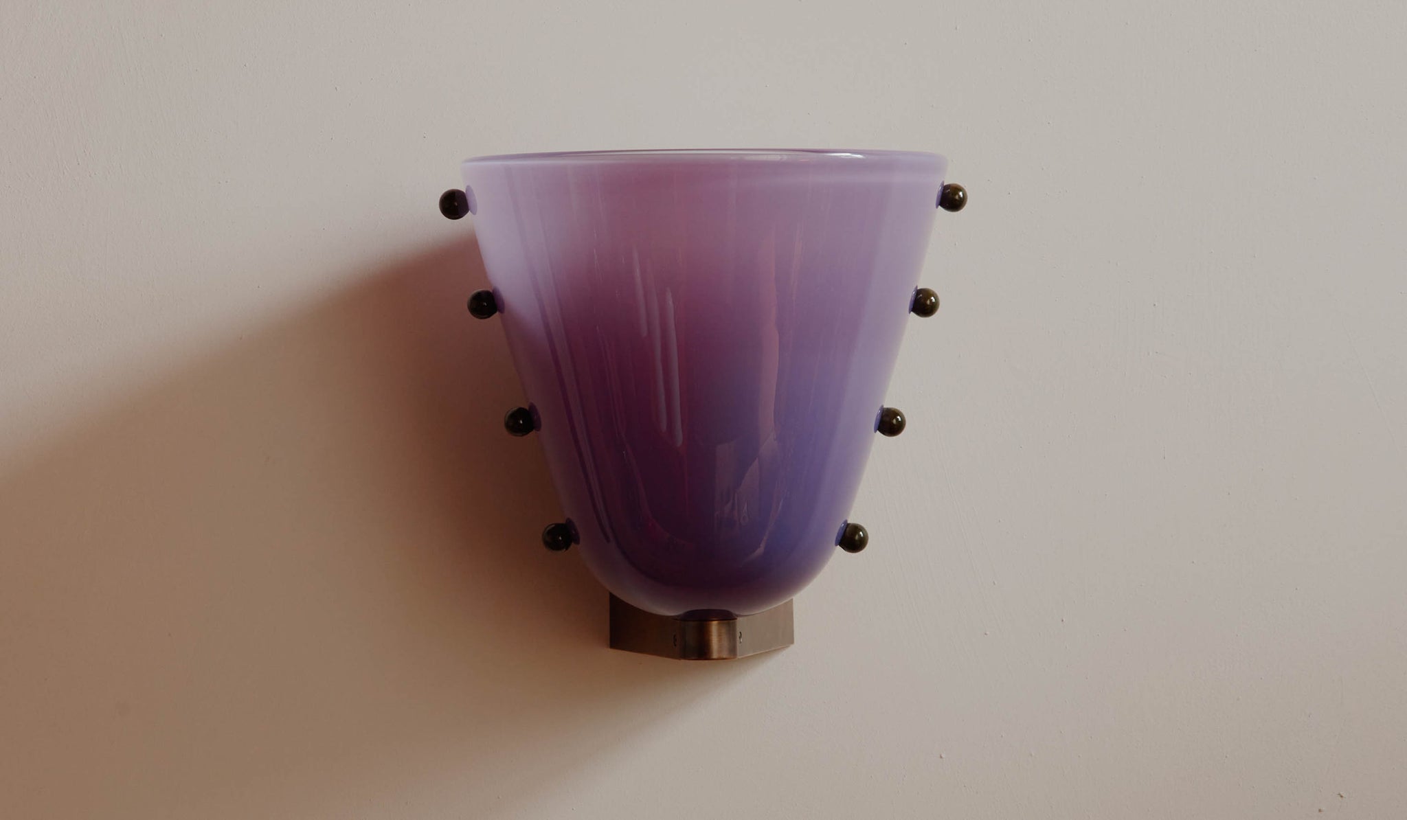 In Common With Medium Blown Glass Gemma Sconce