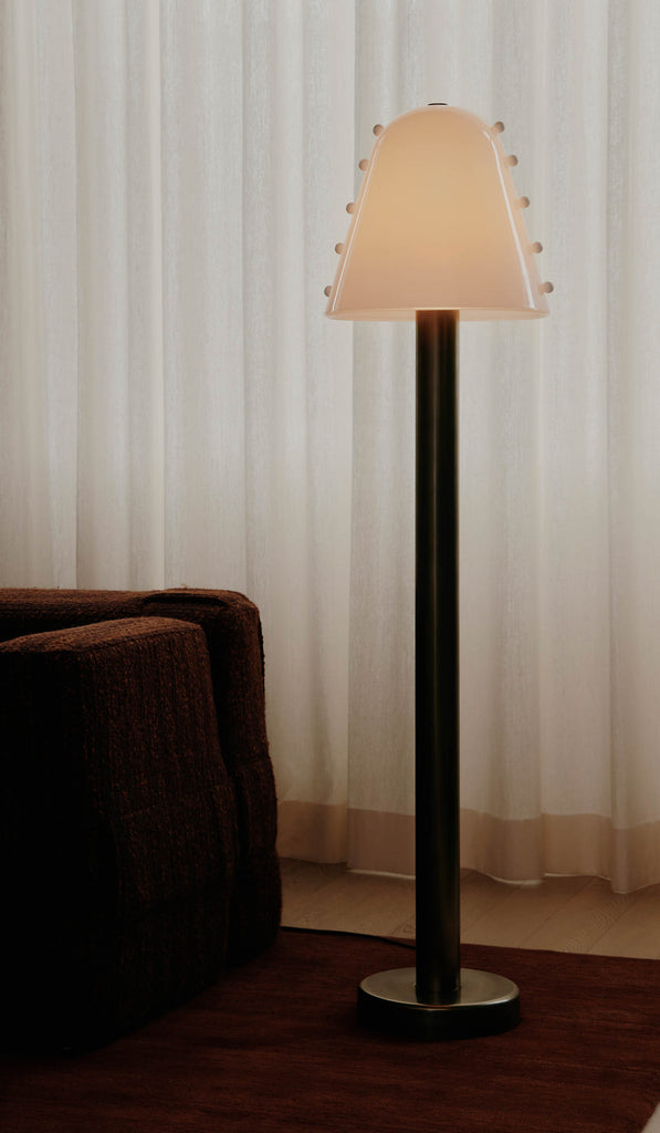 In Common With Blown Glass Gemma Floor Lamp