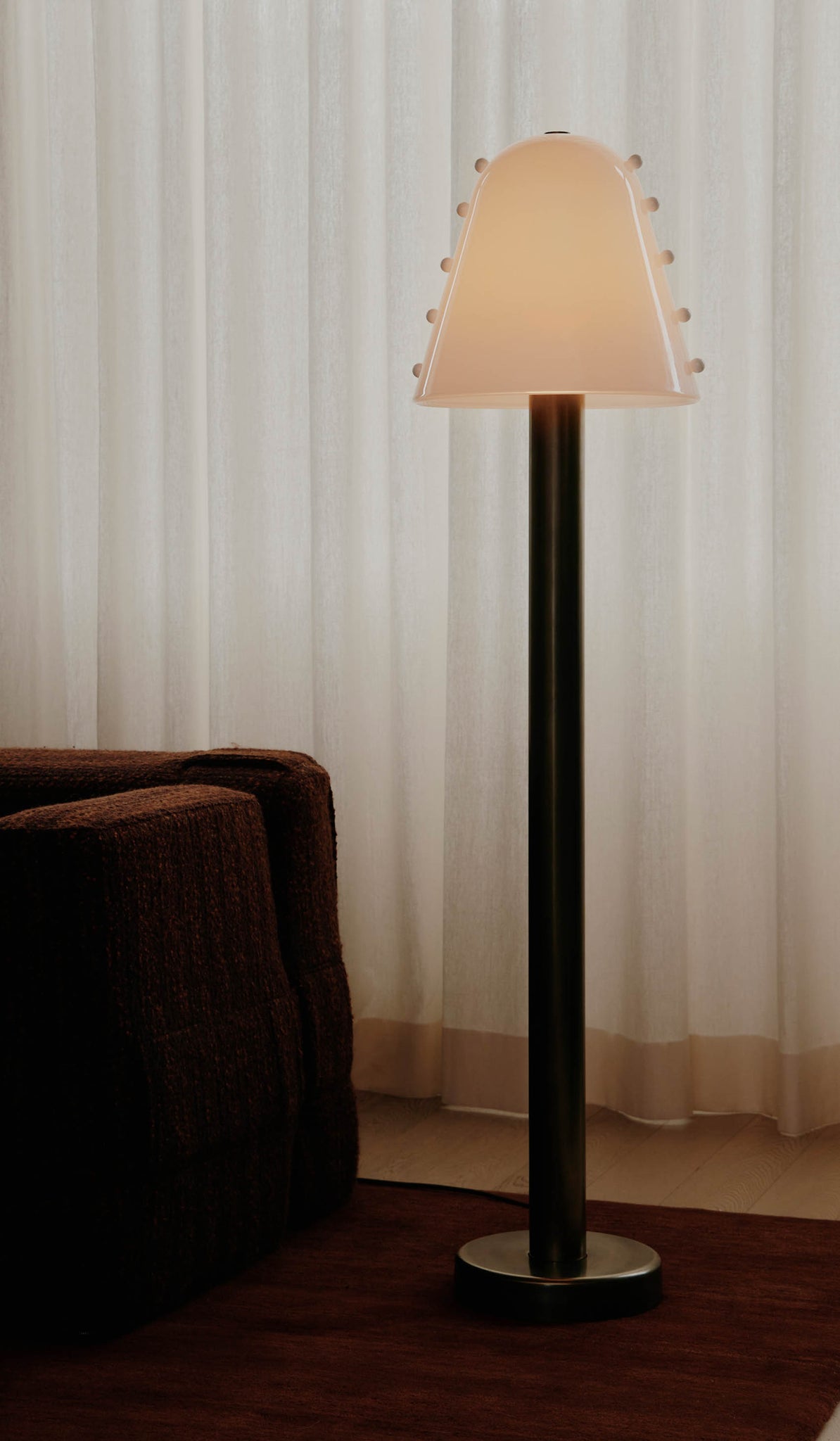 In Common With Blown Glass Gemma Floor Lamp