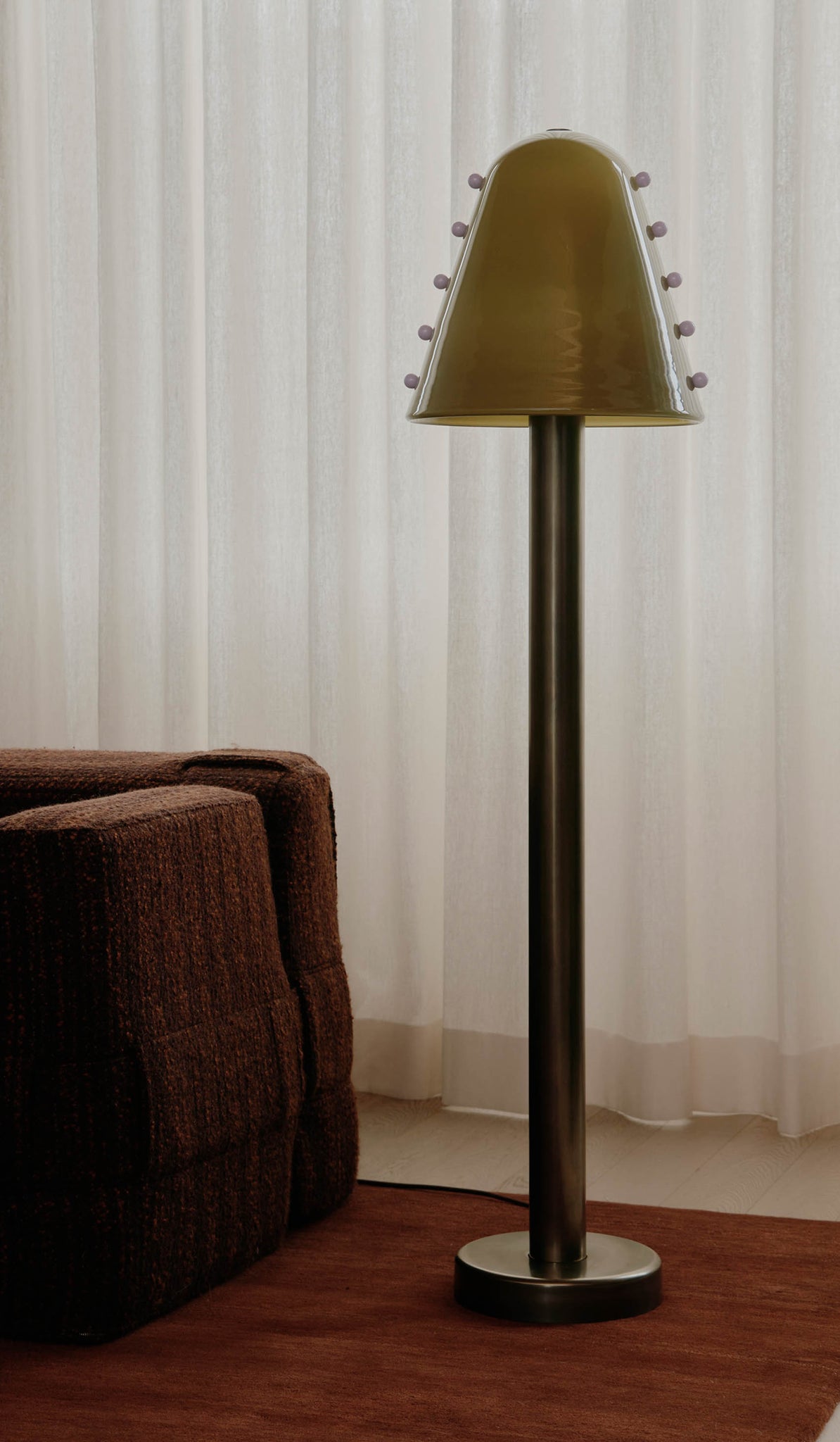In Common With Blown Glass Gemma Floor Lamp