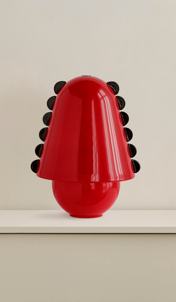 In Common With Large Blown Glass Calla Table Lamp