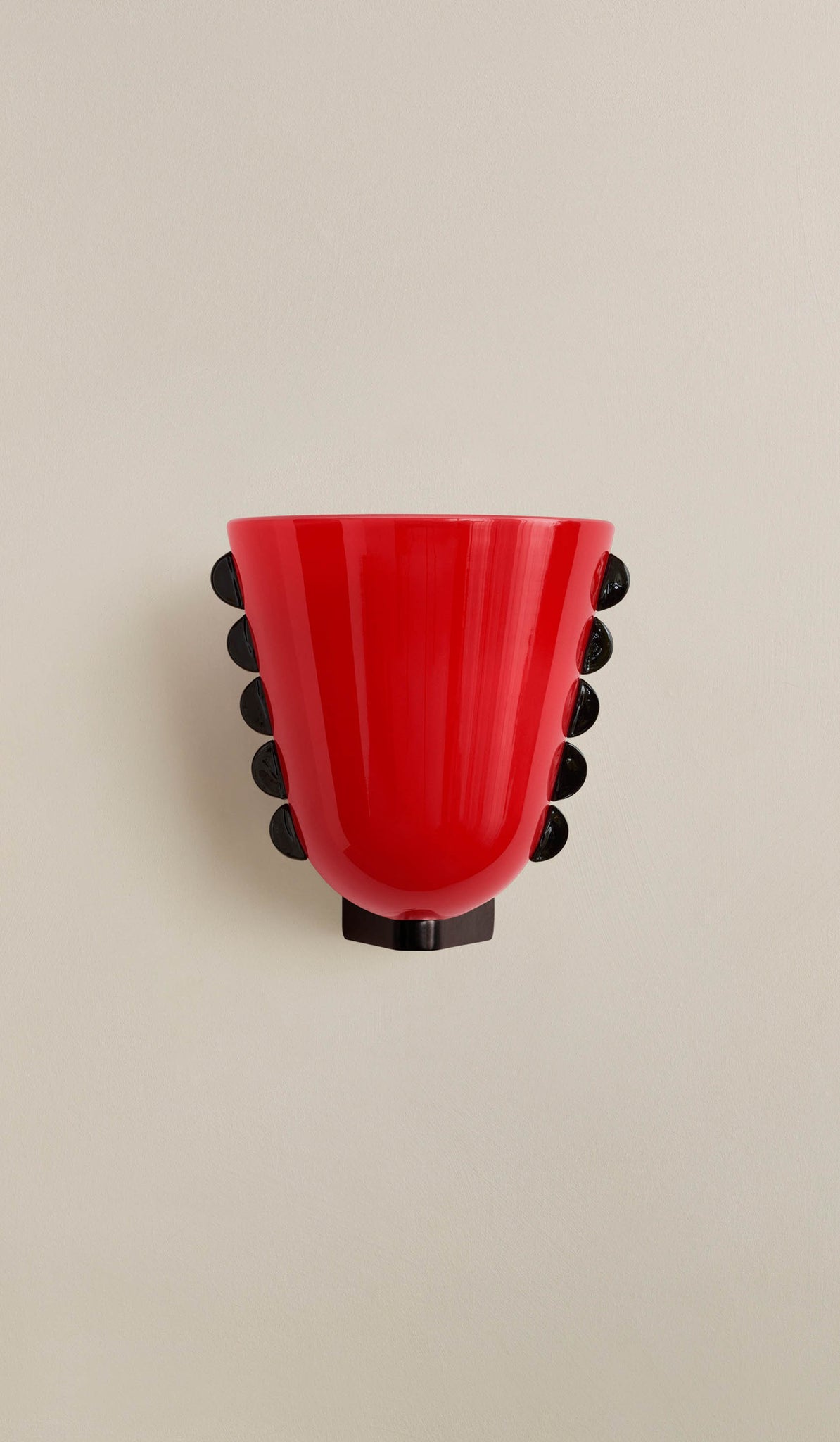 In Common With Medium Blown Glass Calla Sconce