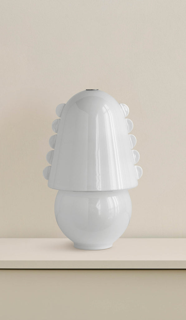 In Common With Medium Blown Glass Calla Table Lamp