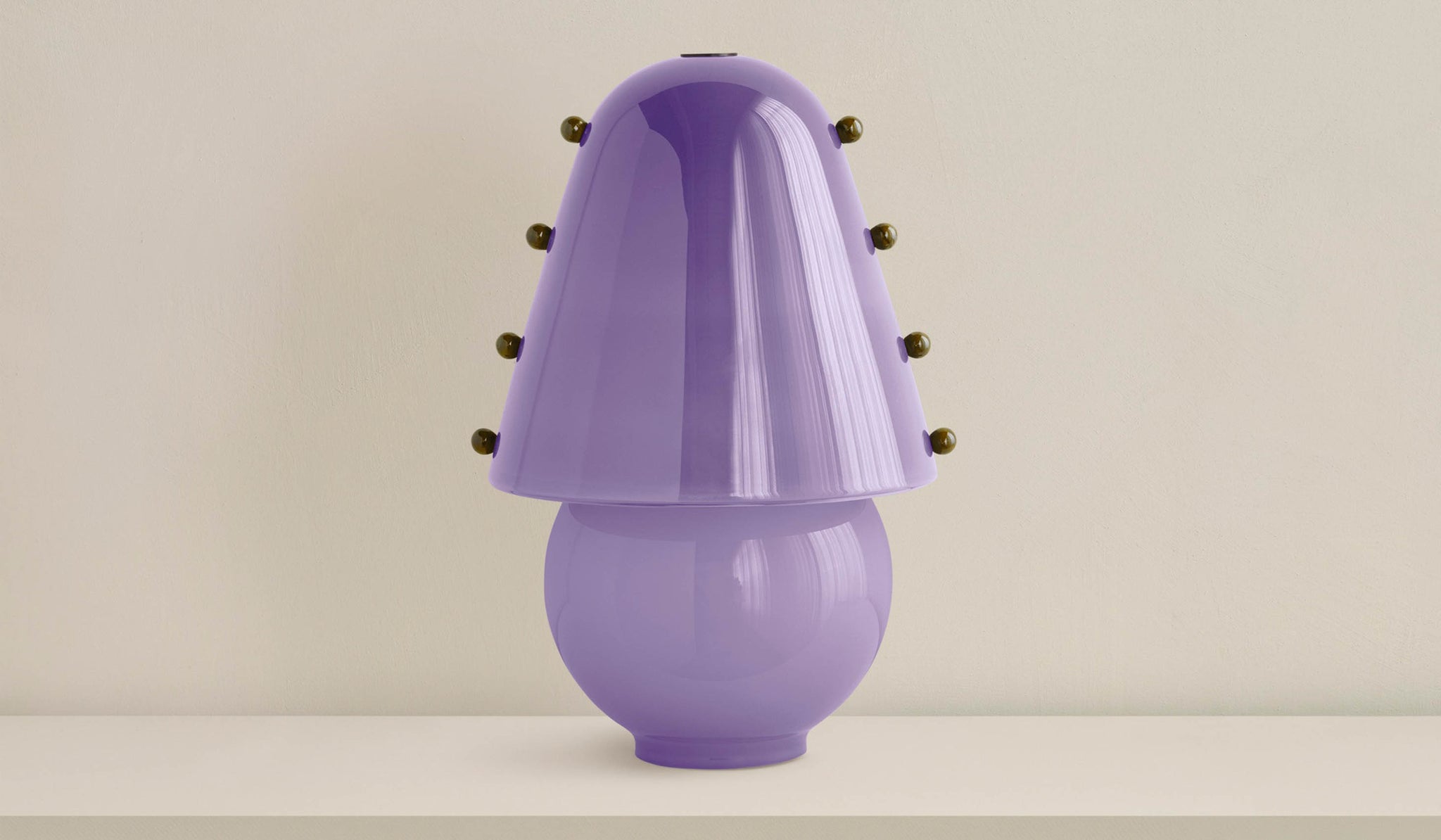 In Common With Medium Blown Glass Gemma Table Lamp