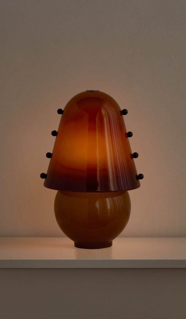 In Common With Medium Blown Glass Gemma Table Lamp