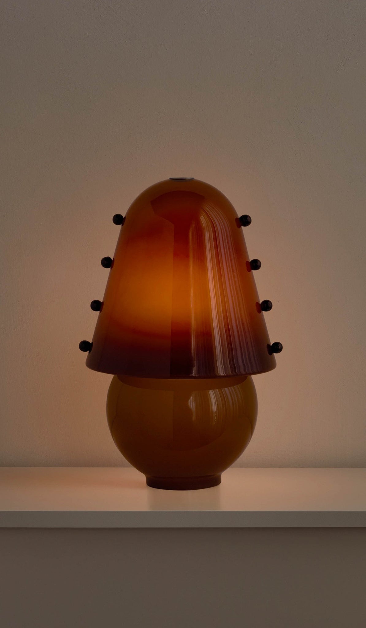 In Common With Medium Blown Glass Gemma Table Lamp