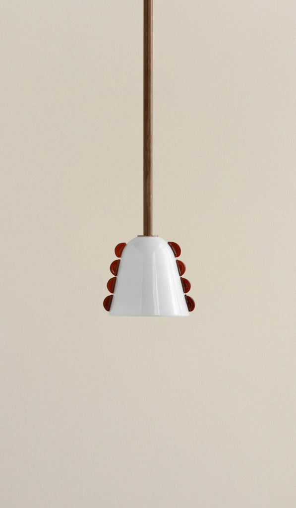 In Common With Small Blown Glass Calla Pendant