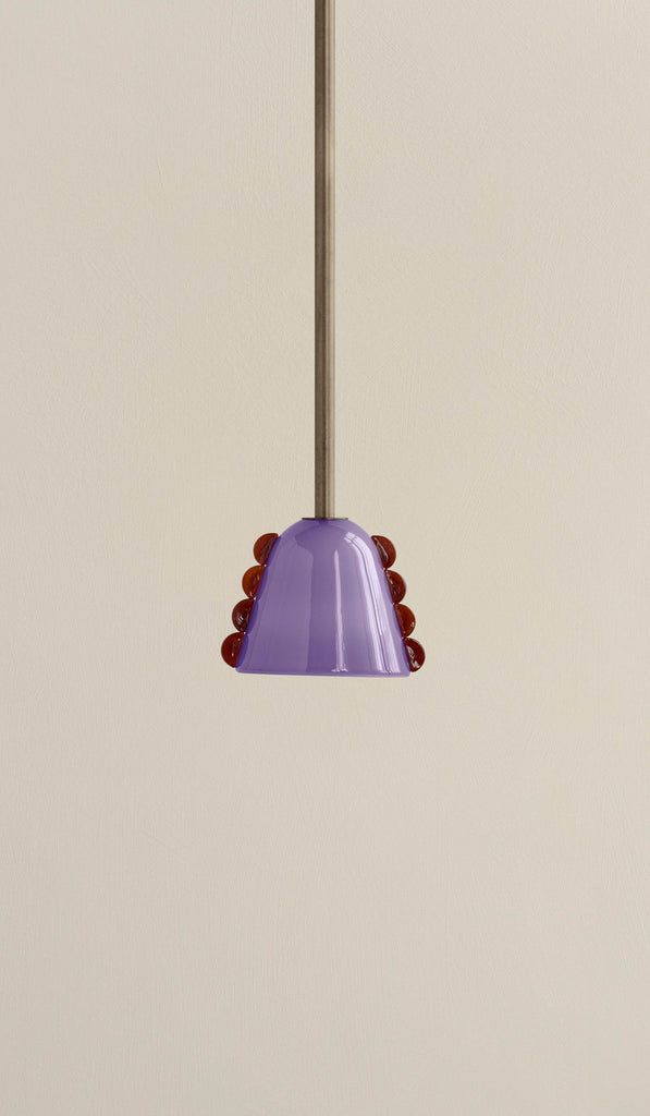 In Common With Small Blown Glass Calla Pendant