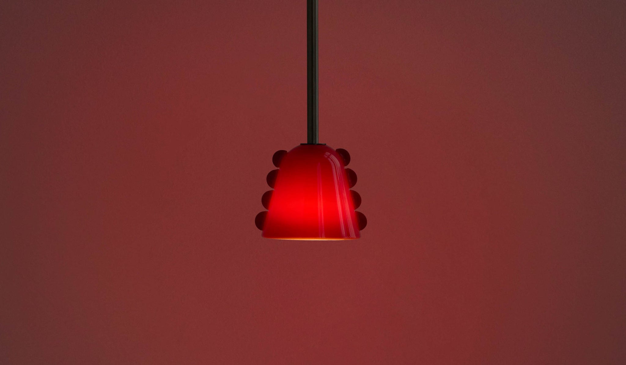 In Common With Small Blown Glass Calla Pendant