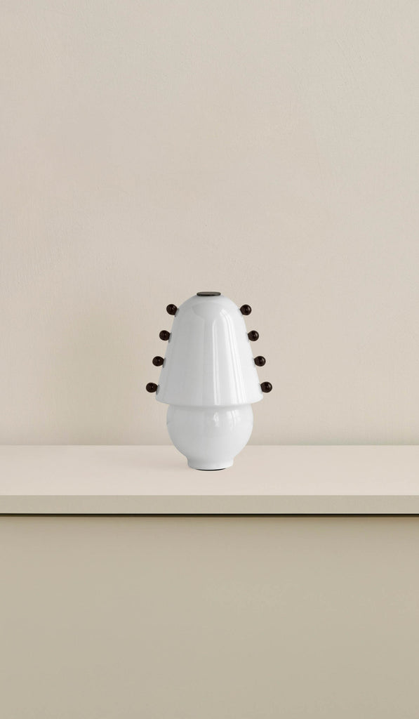 In Common With Small Blown Glass Gemma Table Lamp