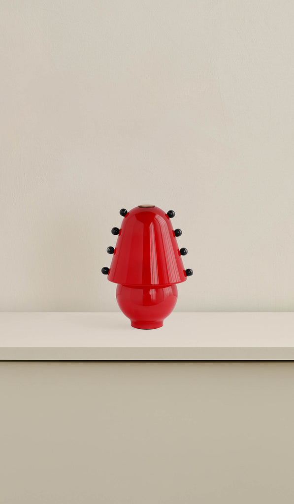 In Common With Small Blown Glass Gemma Table Lamp