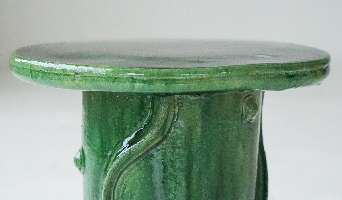Jordan McDonald Bottle Green Ceramic Side Table