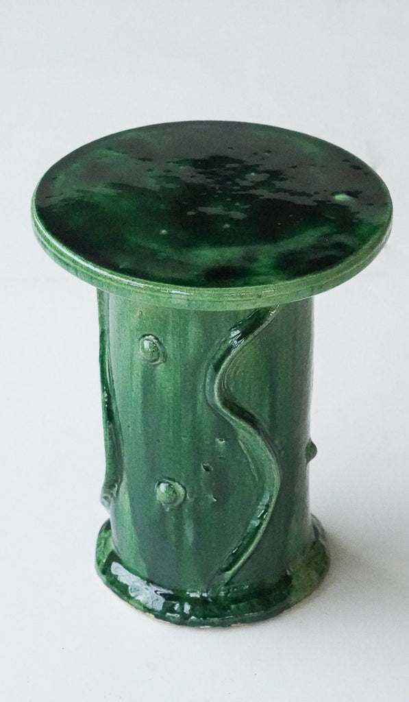 Jordan McDonald Bottle Green Ceramic Side Table