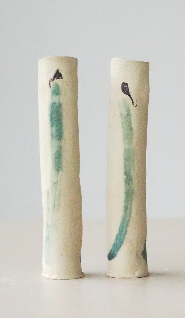 Jordan McDonald Pair of Cylinder Stem Vases - Spartan Shop