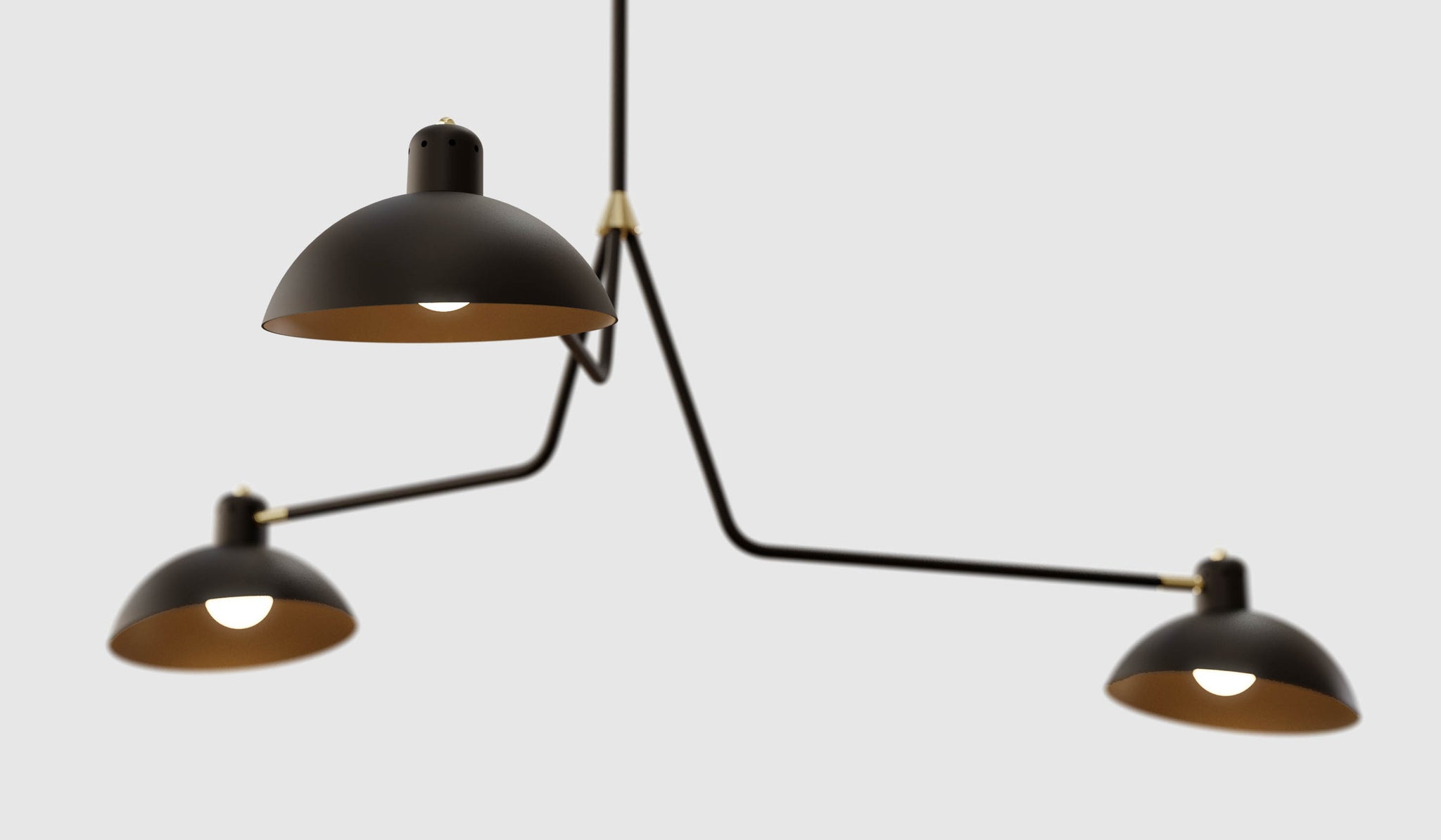 Lambert & Fils Waldorf 07 Suspension Triple Chandelier - Spartan Shop